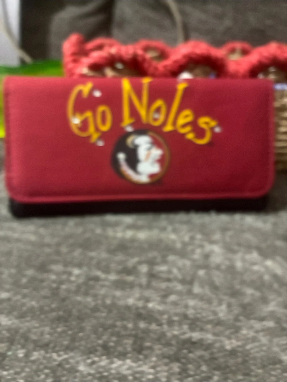 Go Noles Maroon Phone Wallet Case